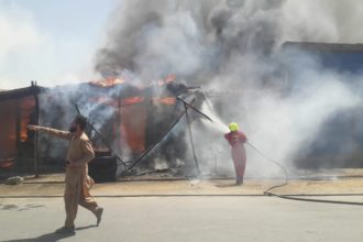 گروه طالبان خسارات وارد شده از آتش‌سوزی در استان قندز را به ارزش ۴۰۰ هزار دالر اعلام کردند