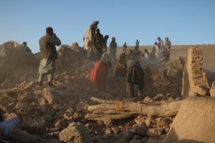 شمار جان‌باختگان زمین‌لرزه‌ی استان هرات به‌بیش از دو هزار تن رسید