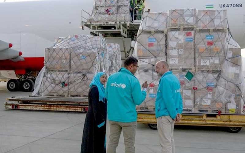 ارسال تجهیزات پزشکی به آسیب‌دیدگان استان هرات از سوی یونیسف
