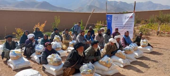 برنامه‌ی جهانی غذا از توزیع کمک به بیش از چهار هزار خانواده‌ی نیازمند در استان غور خبر داد