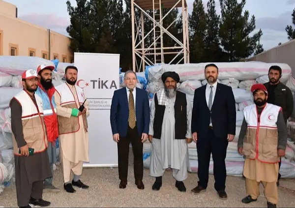 ترکیه از کمک هزار خیمه‌ی زمستانی برای زلزله‌زدگان هرات خبر داد