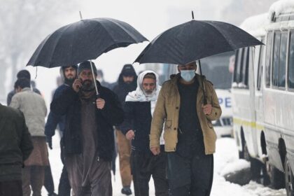 ریاست هواشناسی طالبان از احتمال بارش برف و باران شدید در ۳۳ استان کشور خبر داد