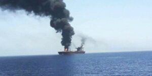 شبه‌نظامیان حوثی بر یک کشتی بریتانیایی در خلیج عدن حمله کردند