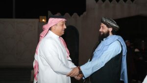 دیدار وزیر دفاع گروه طالبان با وزیر دفاع قطر