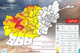 ریاست هواشناسی طالبان از احتمال بارش باران و برف در ۱۷ استان کشور خبر داد